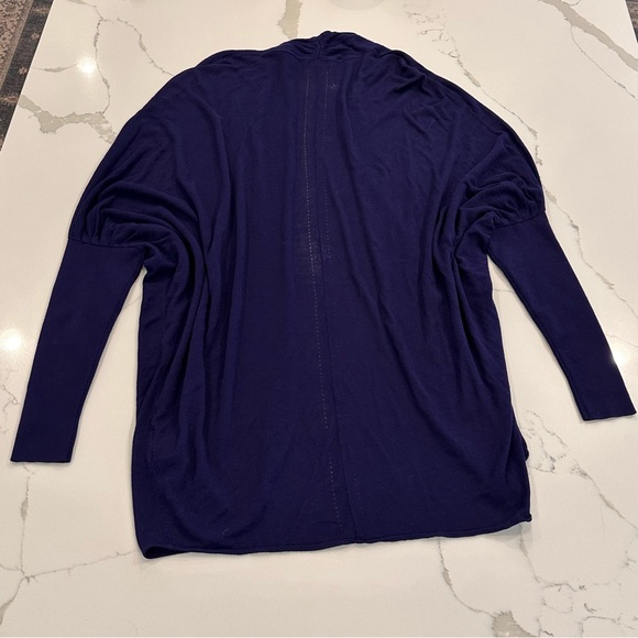 Ted Baker London Purple Dolman Sleeve Lightweight Cardigan Sweater Women 2 Open - Picture 11 of 13